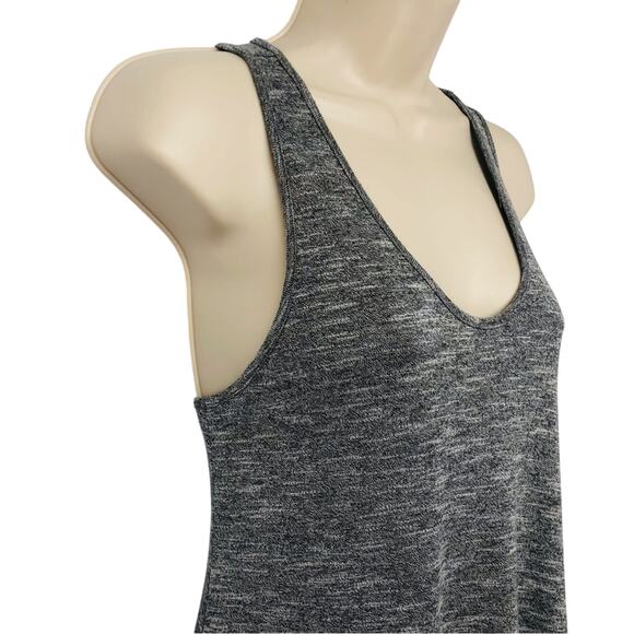 Lou & Grey Gray Racerback Midi Tank Dress Signature Soft Blend Scoop Neck - Picture 5 of 16